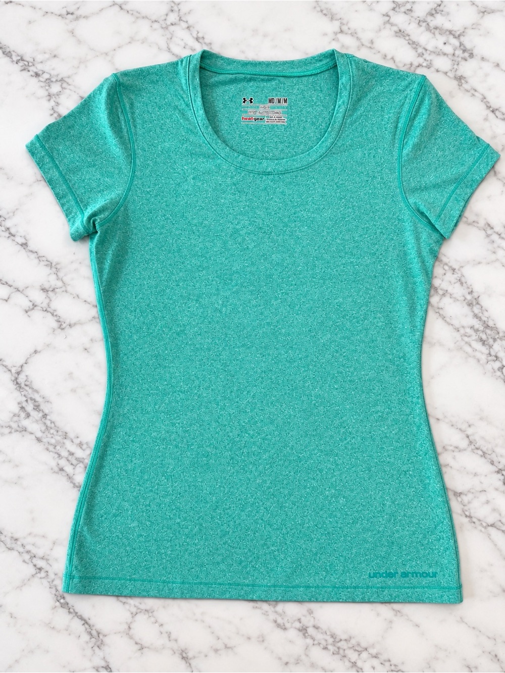 Under Armour Women's Short Sleeve Performance Tee - Aqua Green